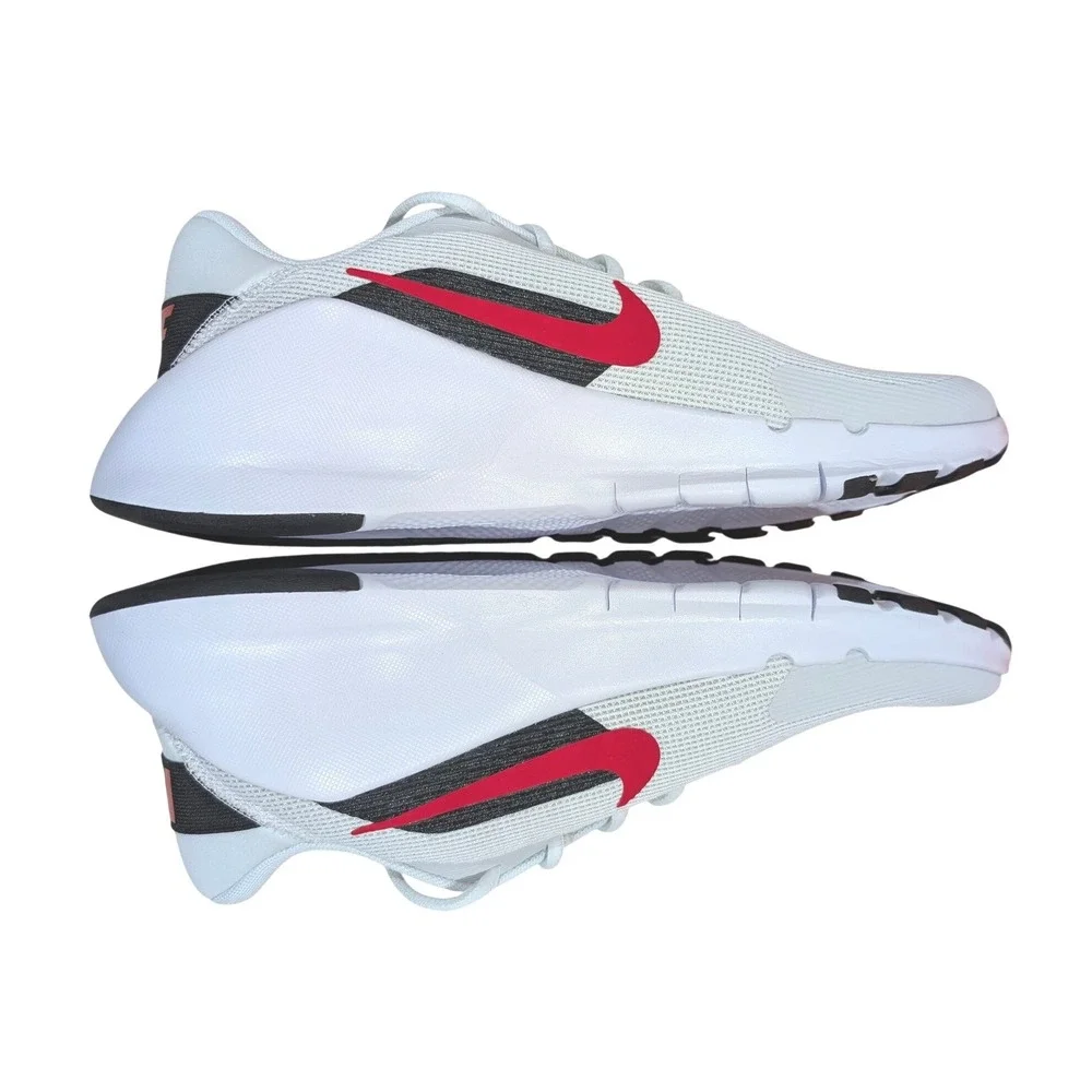 Nike Flex Train Mens 9.5 Off White University Red HV9972-104 Sneakers